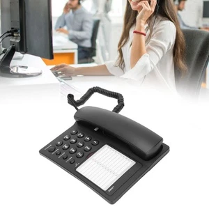 L006C Desktop Corded Telephone Home Office Fixed Phone Take Up Hold Pause IDM - Zdjęcie 1 z 12