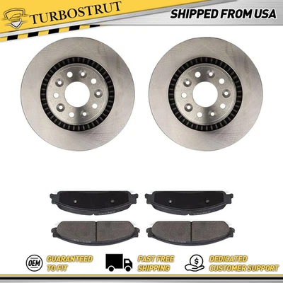 OE Front Brake Rotors Brake Pad For 2005-2007 Ford Five Hundred Freestyle - Image 1 of 4