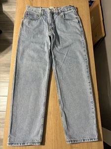 Levi's 550 Mens Jeans, Relaxed Fit, Straight Leg, Light Wash 32x29 fits 30x29 - Imagen 1 de 14