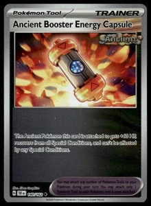 SV05: Temporal Forces #140/162 Ancient Booster Energy Capsule Reverse Holo - Picture 1 of 2