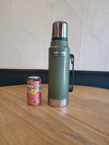Vintage 1989 Aladdin Stanley Thermos One Quart A-944DH W/ Cup and Stopper - Picture 1 of 6