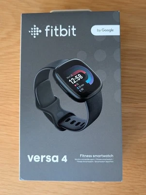 Fitbit Versa 4  schwarz / black / graphite *Neu* OVP noch versiegelt - Bild 1 von 4