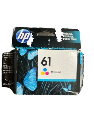 HP 61 Tri-Colour Genuine Ink Cartridge – New Sealed Box – Older Stock 2017 - image 1 of 4