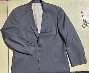 Hugo Boss Blazer Mens 40R Blue Wool Jacket Sport Coat Preppy Made In USA - Picture 1 of 9