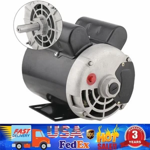 Motor eléctrico de servicio con compresor de aire de 2 HP 56 cuadro 3450 RPM monofásico 110 V - Imagen 1 de 19