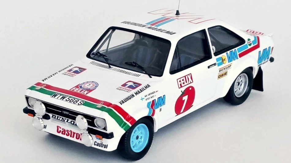 TROFEU TFRRFI19 FORD ESCORT MK2 N.7 RALLY OF 1000 LAKES 1978 VATANEN/AHO 1:43 Mo - Immagine 1 di 1