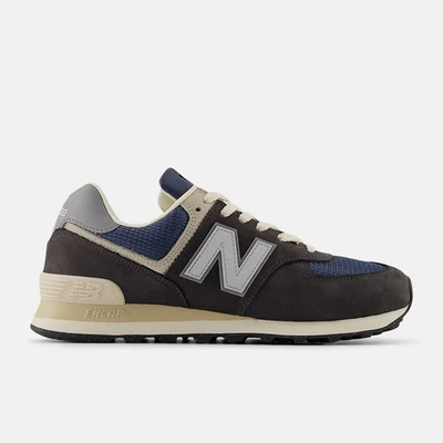 Zapatos Unisex New Balance 574 En Negro Cemento Con Gris Pizarra - Imagen 1 de 4