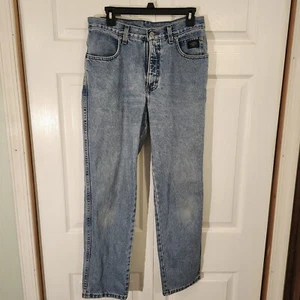 Vintage '99 Harley Davidson Classic Denim Straight Leg Biker Mom Womens Size 10P - Picture 1 of 14