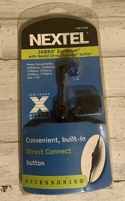 Nextel JABRA EarBoom with Direct Connect button JAB7183R - NIP - Image 1 of 2