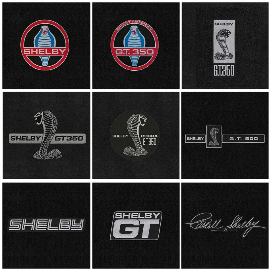 Lloyd Mats Velourtex Shelby Mustang Black Trunk Mats (1965-1970) Foto 1 de 4