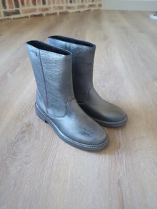 Emu Australia Kerie Ankle Boots Leather Grey Rainboots Women 9 - Picture 1 of 10