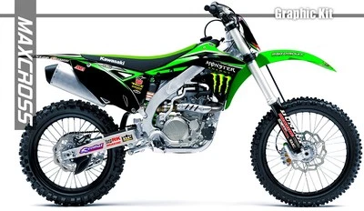 KAWASAKI KX250F KX450F 2013 2014 2015 2016 MAXCROSS GRAPHICS STICKER DECAL MS4 - Image 1 of 2