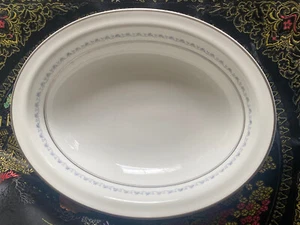 Royal Doulton Tiara Oval Vegetable Serving Bowl England H4915 Ret Bone China  - Picture 1 of 4