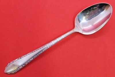 Cuchara de mesa para servir Royal Crest "Flor salvaje" vintage (1942) esterlina 65 g Foto 1 de 4