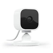 Blink Mini – Compact indoor plug-in smart security camera 1080p HD video nigh...