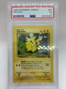 1999 Pokemon Jungle Set Pikachu PSA 5 EX WOTC 60/64 - Bild 1 von 2