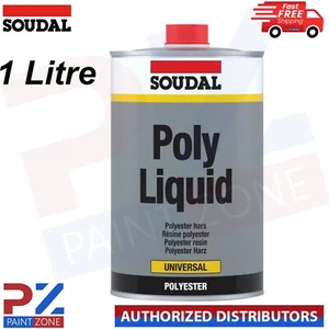 SOUDAL POLY LIQUID UNIVERSAL POLYESTER 1 LITRE - Picture 1 of 1