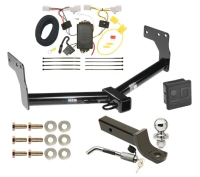 Enganche de remolque Reese para 07-15 Mazda CX-9 Deluxe paquete cableado 2" bola y bloqueo Foto 1 de 4