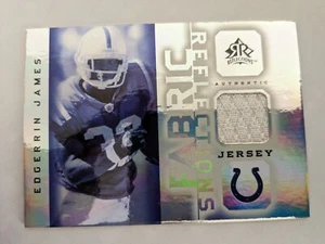 2005 Upper Deck EDGERRIN JAMES fabric reflections patch #FR-EJ 🏈 - Bild 1 von 1