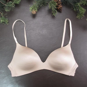 Gilligan & O'Malley Bra Size 34B Beige Padded Wireless Adjustable Clasp Back - Picture 1 of 13