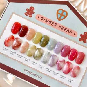 Gel de yogur jarabe de pan de jengibre gel de 10 colores esmalte de uñas K-Beauty - Imagen 1 de 14