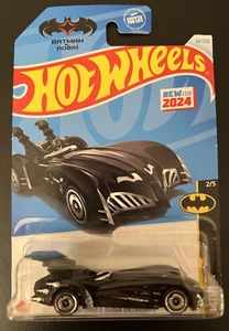 Mattel Hot Wheels *D Case* 2024 Batman 2/5 ~ 54/250 Batman & Robin Batmobile - Picture 1 of 5