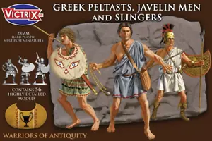 PELTASTI GRECI, GIAVELLOTTO UOMO E FIONDA - ANTICO - VXA006 - VICTRIX - Foto 1 di 1