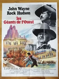 JOHN WAYNE Westriesen Original Filmplakat 160x120 cm '69 - Bild 1 von 1