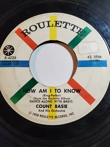 Count Basie - How am i to know / It had to be you- Roulette - GOOD+ F148 - Picture 1 of 1