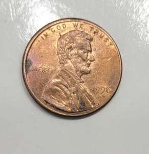 1996-D Triple Strike Error Lincoln Memorial Penny - Picture 1 of 9