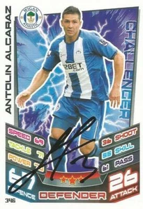 ANTOLIN ALCARAZ SIGNED WIGAN 2012/2013 MATCH ATTAX TRADING CARD+COA - Picture 1 of 1