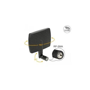 WLAN 802.11 ac/a/b/g/n Antenne RP-SMA Stecker mit Kippgelenk schwarz - Photo 1/1