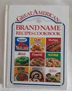 Vintage New Great American Brand Name Recipes Cookbook 1990 Hardcover - Picture 1 of 2