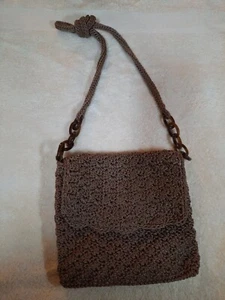The Sak gehäkelte Mini Handtasche Mokka - Bild 1 von 7