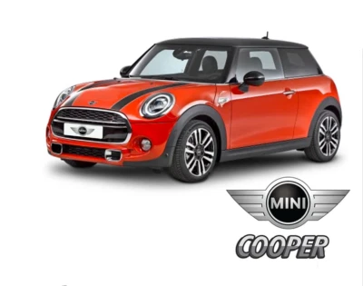 Clear Body Shell - New Mini Cooper to suit 1:10 RC touring cars. 200mm for drift - Image 1 of 4