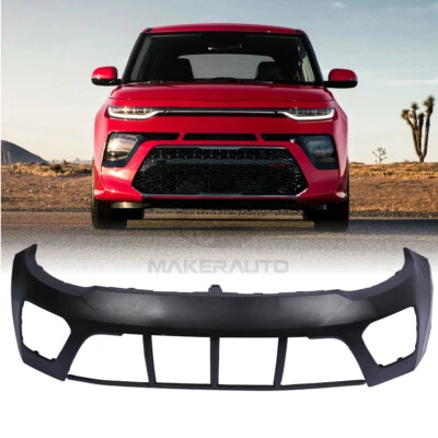 New Primered Front Upper Bumper Cover Replacement For 2020 2021 2022 Kia Soul Foto 1 de 4
