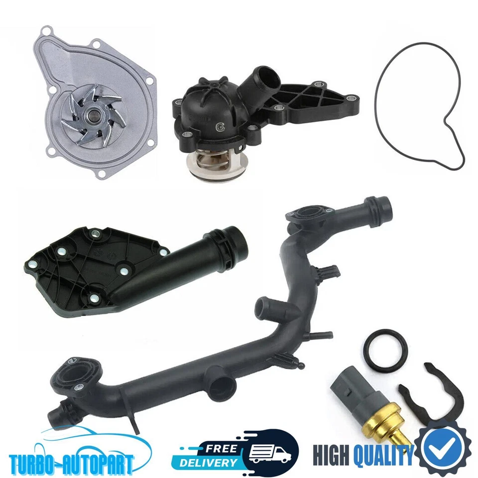 Kit de sistema de refrigeración 06E121018B para Audi A4 Quattro A5 Quattro Q5 V6 06E121168B Foto 1 de 4