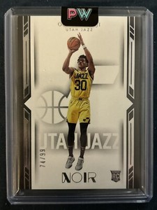 Ochai Agbaji 2022-23 Noir Rookie Basketball Card #188 /99