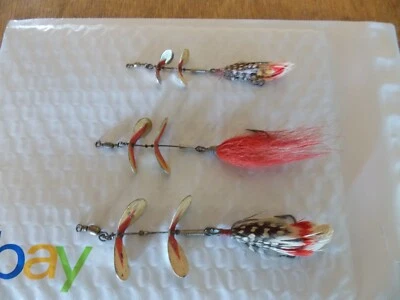 (3) De colección Pflueger Tandom Spinners 1/0 - 2/0 y #1 3/26 Foto 1 de 4