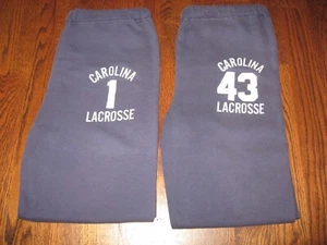 1986 North Carolina Tar Heels Lacrosse NATIONAL CHAMPION Sweat Pants #43 AWESOME - Picture 1 of 1