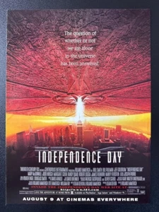 INDEPENDENCE DAY - WILL SMITH | ORIGINAL ZEITSCHRIFTENWERBUNG 8X12" [MV1] - Bild 1 von 1