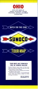 Mappa stradale Sunoco 1959: Ohio NOS - Foto 1 di 1