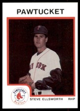 1987 ProCards Minor League Steve Ellsworth (B) Pawtucket Red Sox #67