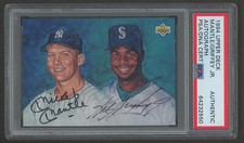 1994 Upper Deck *MICKEY MANTLE / KEN GRIFFEY JR.* Dual AUTO PSA/DNA Authentic