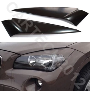 Fits BMW X1 E84 2009-2015 Headlights  Eyebrows ABS PLASTIC, TUNING - Picture 1 of 3