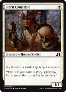 MTG Stern Constable - SOI Shadows Over Innistrad NM - Picture 1 of 1