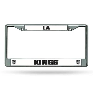 Hockey Team Los Angeles Kings Metal Chrome License Plate Frame - SINGLE - Picture 1 of 1