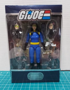 Super 7 G.I. Joe Ultimates Series 2 Blue Suit Baroness 7" Figure Sealed - Imagen 1 de 8