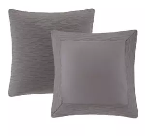 Natori Hanae grau Euro Sham 26 Zoll x 26 Zoll - Bild 1 von 6