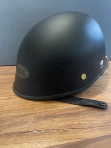 Bell Pit Boss Open Face Motorcycle Helmet Flat Matte Black Size XS/S - DOT Rated - Picture 1 of 6